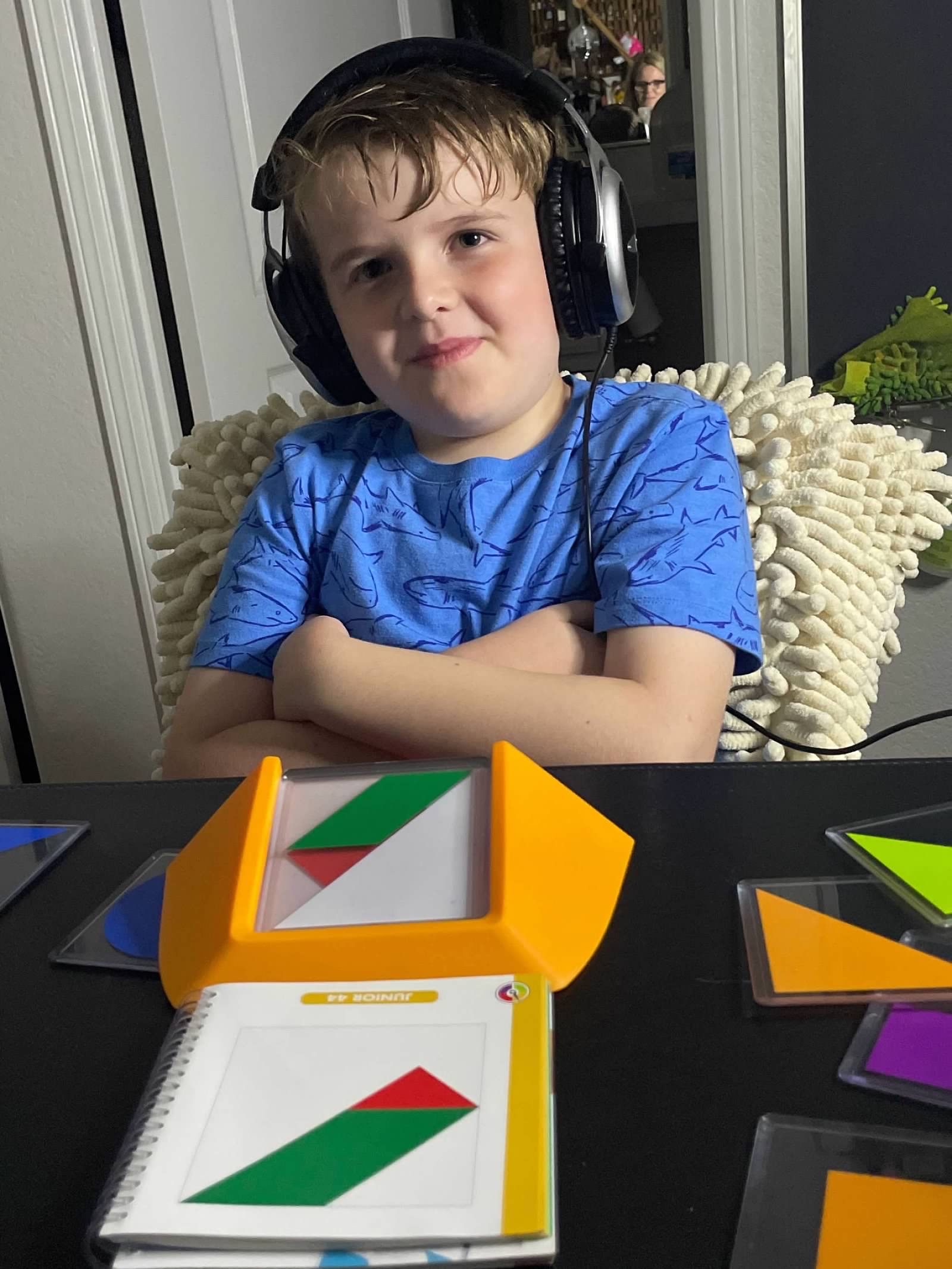 Confident student at THINK! Therapy Center