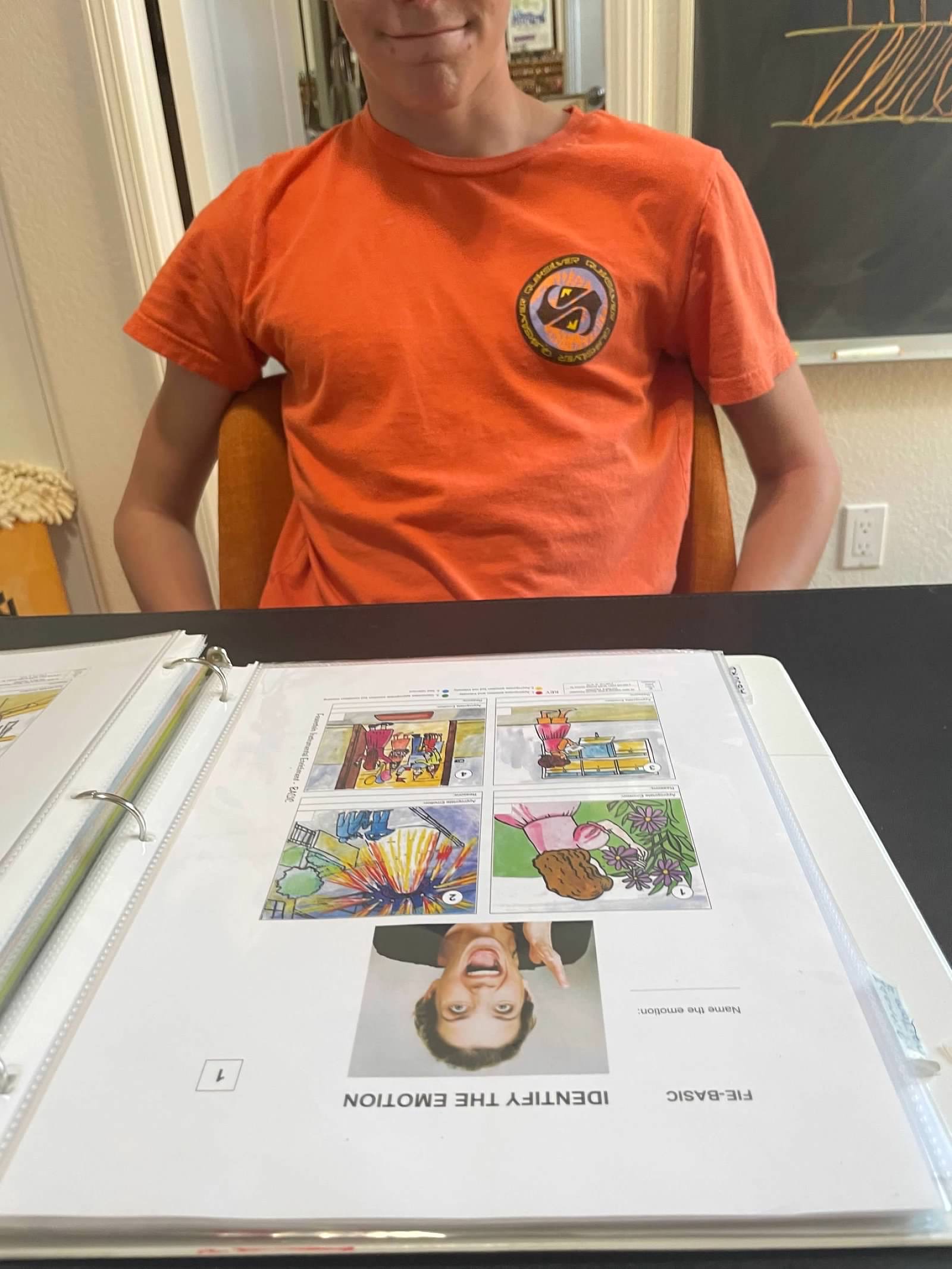 Student with FIE Identify the Emotion binder