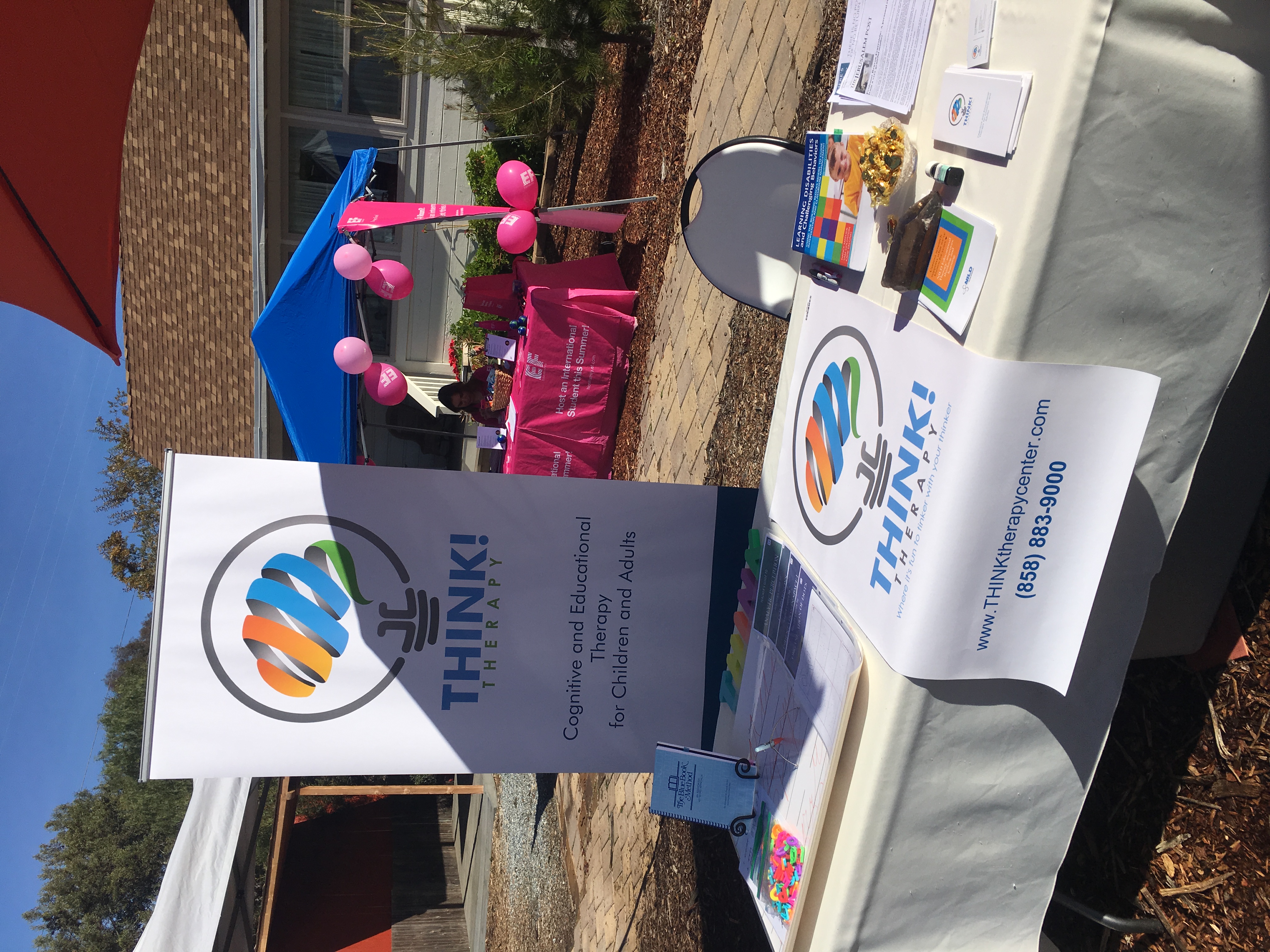 THINK! outdoor expo booth