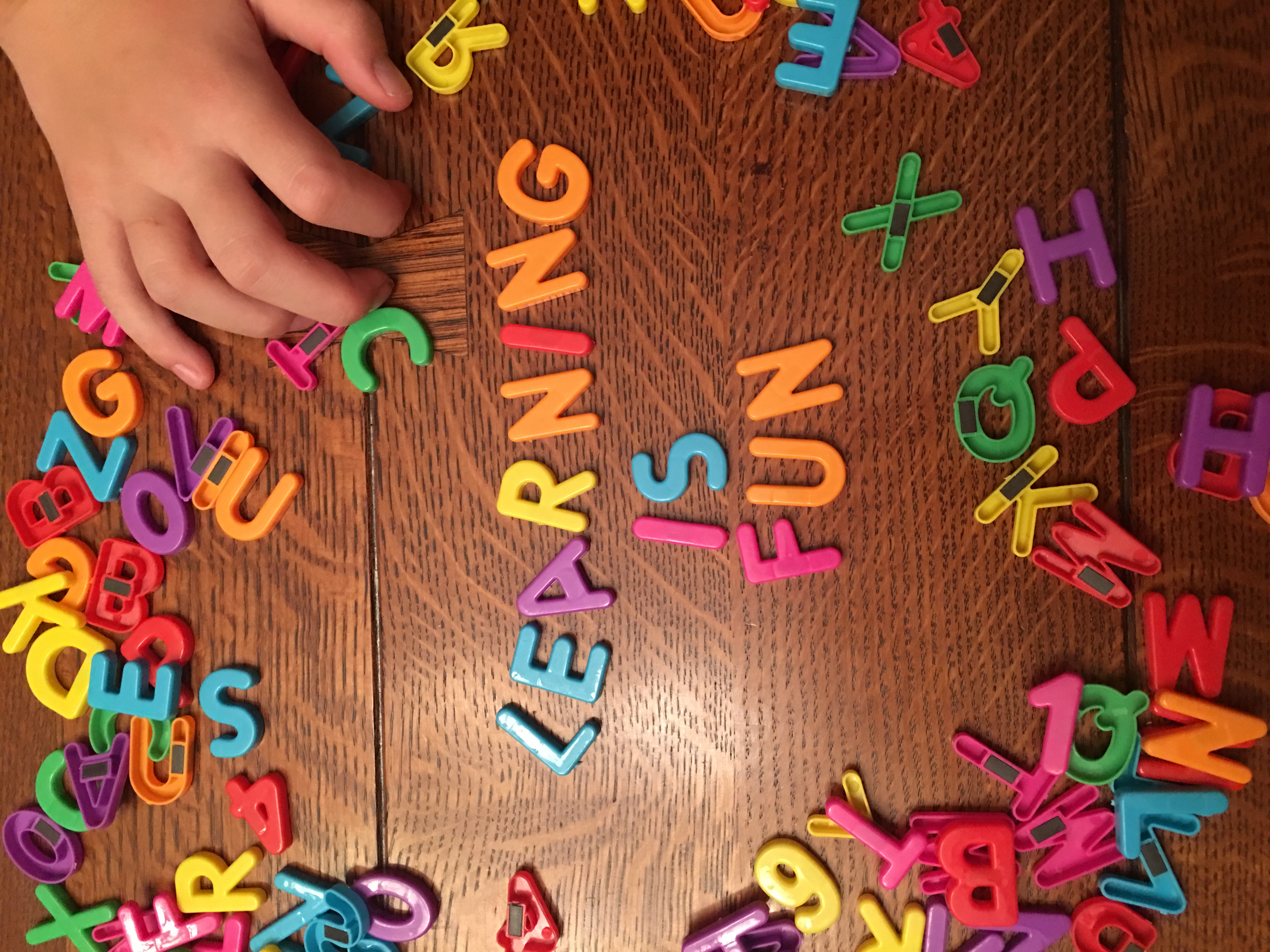 Learning is Fun magnetic letters
